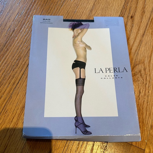 NWT LA PERLA KNEE HIGHS SZ M - Picture 1 of 3